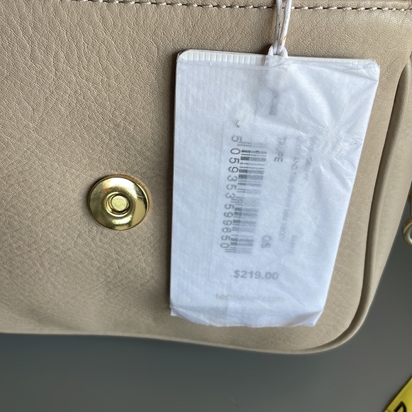 NWT Ted Baker Loop and Tab Grainy Mini Crossbody Taupe - Picture 9 of 13